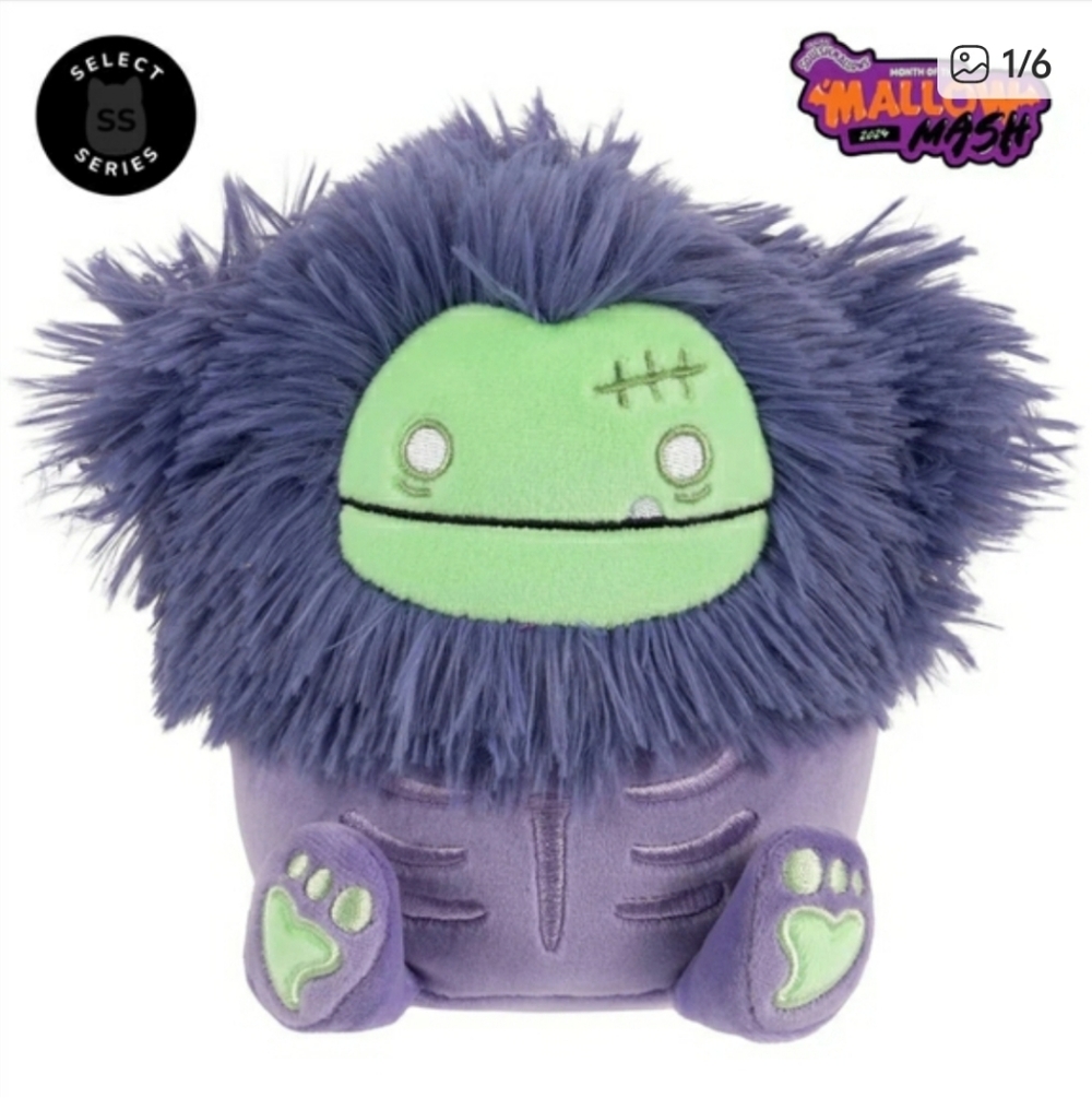 RARE SELECT SERIES Benny The Zombie Bigfoot 5" Squishmallow NEW WITH TAGS